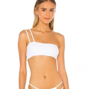 superdown Monica Top in White Medium
